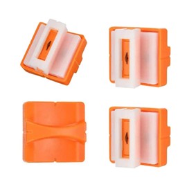 RSYHVG 4 Pieces Paper Cutter Replacement Blades, Replacement Cutting Blades Paper Cutting Blades Photo Cutter Tools with Automatic Security Safeguard Design for A4 Paper Trimmer Card