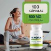 Té Verde Cápsulas 500mg - 100 Cápsulas Por Frasco Sabor