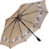 Knirps Umbrella Fiber T2 Duomatic Flower Game Teddy, brown