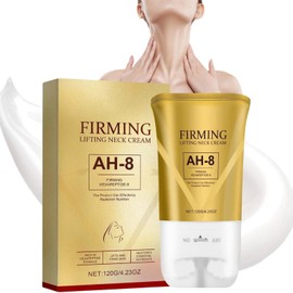 AH-8 Firming Neck Cream,120 g Straffende Creme für den Hals,Anti-Aging-Creme für Hals,Halscreme Mit Roller,Firming Neck Cream With Roller,Hals und Dekollete Creme,Straffende Cremes Für Den Halss