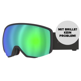 ATOMIC REVENT L STEREO Ski Goggles - Black - Ski Goggles with Anti-Glare - High-Quality Mirrored Snowboard Goggles - Goggles with Live Fit Frame - Ski Goggles with Double Lens