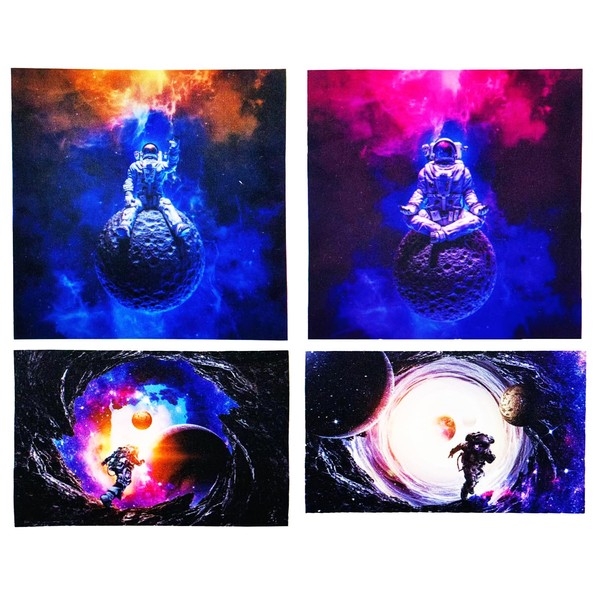 DEZARO 4Pcs Latest Version Multifunctional Patch(not Embroidered Patch), Self-Adhesive Fantasy