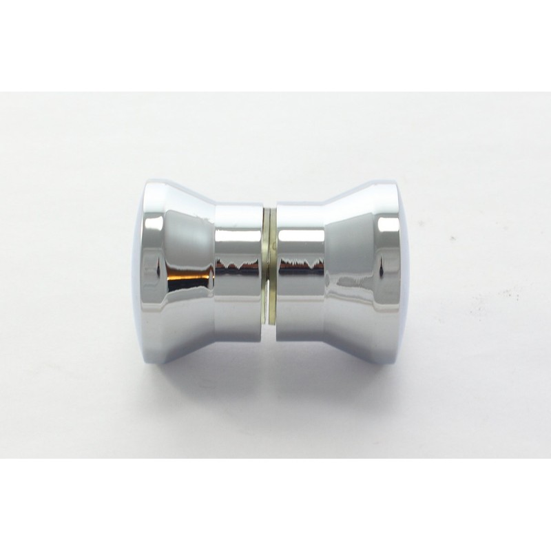 Di Vapor (R Solid Metal Shower Door Knob Chrome Handle