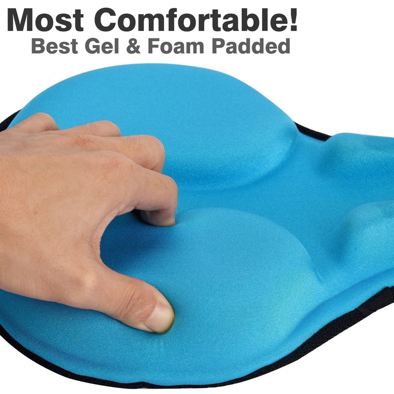 DAWAY C6 Large Comfortable Bike Seat Cushion - Extra Soft