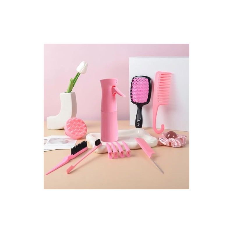 Kit de Peine para Peinar el Cabello, 12PcsPeine para Peinar