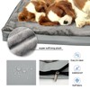 Waterproof Dog Bed Cover with Zipper, Washable Pet Hair Easy