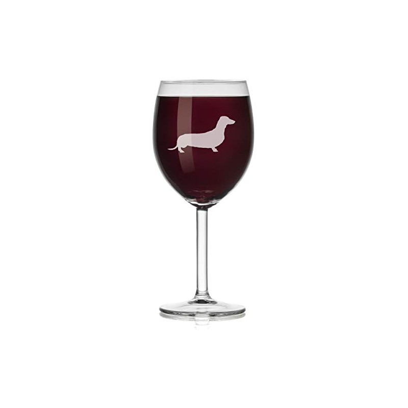 Wine Glass Dachshund (Stemmed, 10oz)