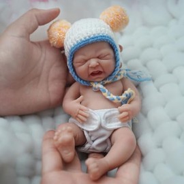 7" Girl Micro Preemie Full Body Silicone Baby Doll Susie Lifelike Mini Reborn Doll