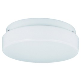 Generation Lighting 7926BLE-15 2-Light Fluorescent Ceiling Fixture, Acrylic White Diffuser and White