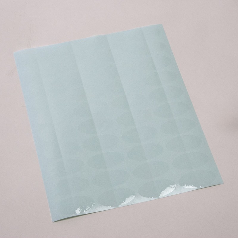 Sealing Seal (Large) Transparent Oval 1.6 x 0.8 inches (4