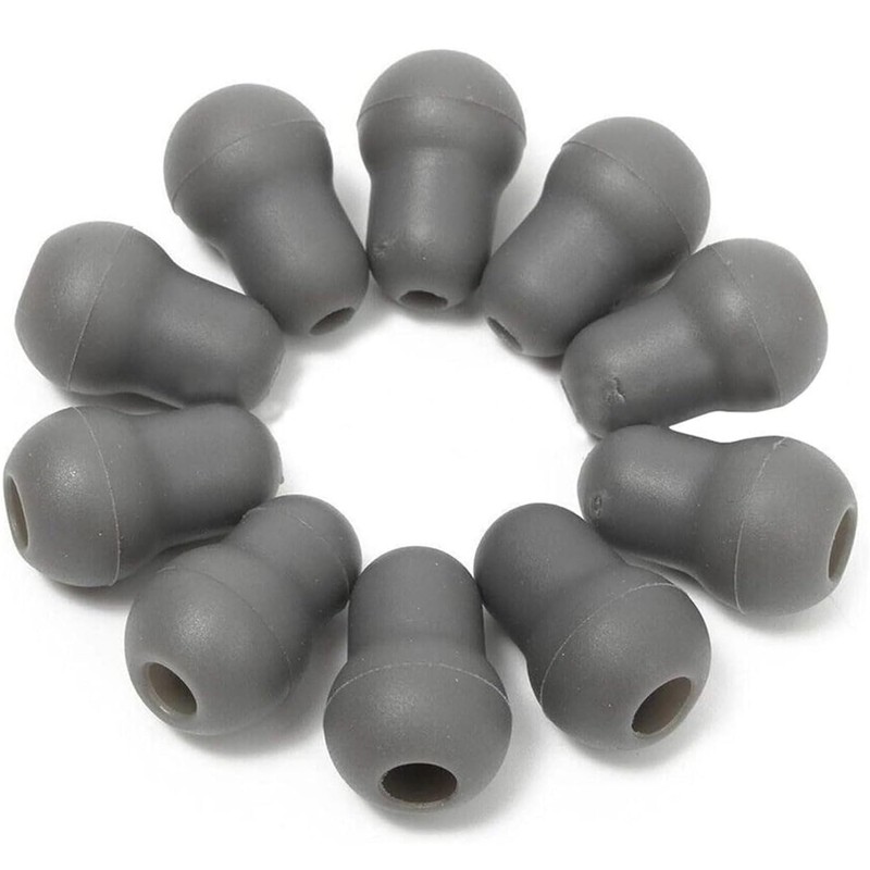 XuJJunB 6pcs Soundproof Earplugs Dustproof Stethoscope Accessories Rubber Flexible Ultra