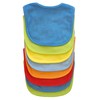Neat Solutions 8 Pack Multi-Color Solid Knit Terry Feeder Bib,