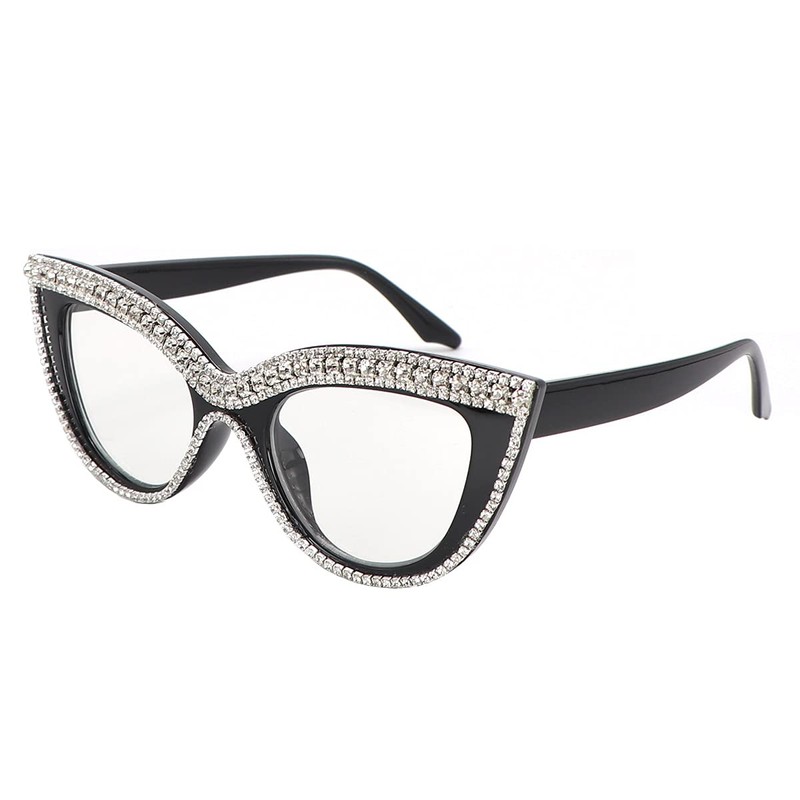 FUPRECIOUS Gafas De Lectura De Ojo De Gato Bling Rhinestone