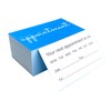 RXBC2011 Appointment Reminder Cards Pack of 100 Sky Blue
