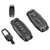 Heavy Zinc Alloy Key fob Case Cover with Keychain Compatible