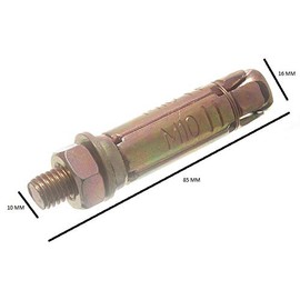 10 x PROJECTING Shield Anchor RAWL Bolzen für Mauerwerk und Ziegel M10 x 75