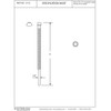 Westbrass D112-62 3/8" x 9" Corrugated Riser for Faucet and