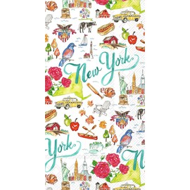 Boston International Rosanne Beck State Collection IHR - Servilletas de papel de bufé de 3 capas, 16 unidades, Nueva York