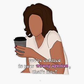 Dr Holly Dance Moms Wrong Opinion Bumper Sticker Vinyl Decal 5 inches