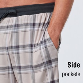 The Essentials Wardrobe Mens TEW Lounge Shorts - Fleece - Cream - Large