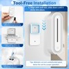 Automatic Soap Dispenser Wall Mount for Bathroom, 14.2oz Rechargeable Touchless