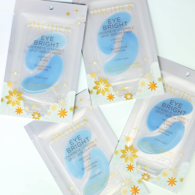 Pacifica Beauty Eye Bright Vitamin C Spot Serum Mask, Under