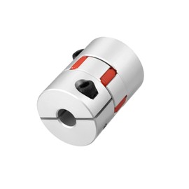 DMiotech 12mm to 15mm Flexible Shaft Coupling 40mmx55mm Aluminium Alloy Motor Connector Coupler for 3D Printer CNC Machine and Servo Stepper Motor