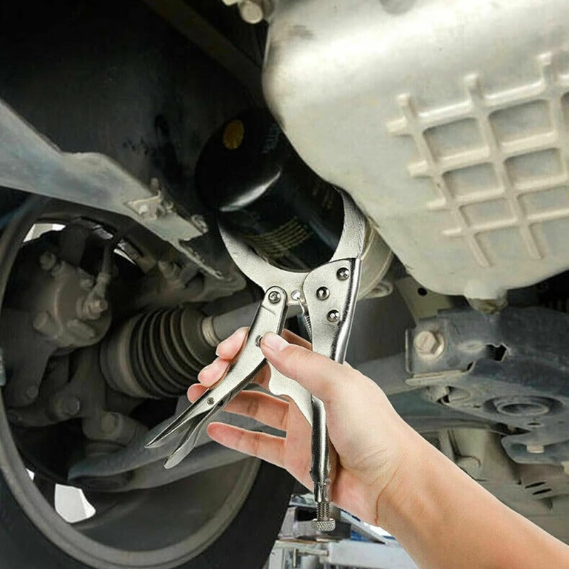 AIMALL Adjustable Oil Filter Locking Pliers, 2-4 Inch Grip Range,