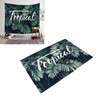Tapestry Beautiful Green Plants Background Wall Decoration Tapestry for Living