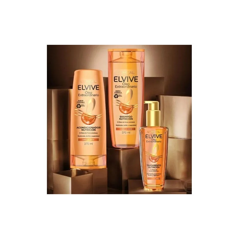 Rutina Tratamiento Cabello Elvive Loreal leo Extraordinario