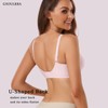 GXOULRRA Deep V Bras for Women Comfort Wireless Bras Bralettes
