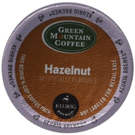 Green Mountain Coffee, Hazelnut, Single-Serve Keurig K-Cup Pods, Light Roast Coffee, 48 Count (2 Boxes of 24 Pods)