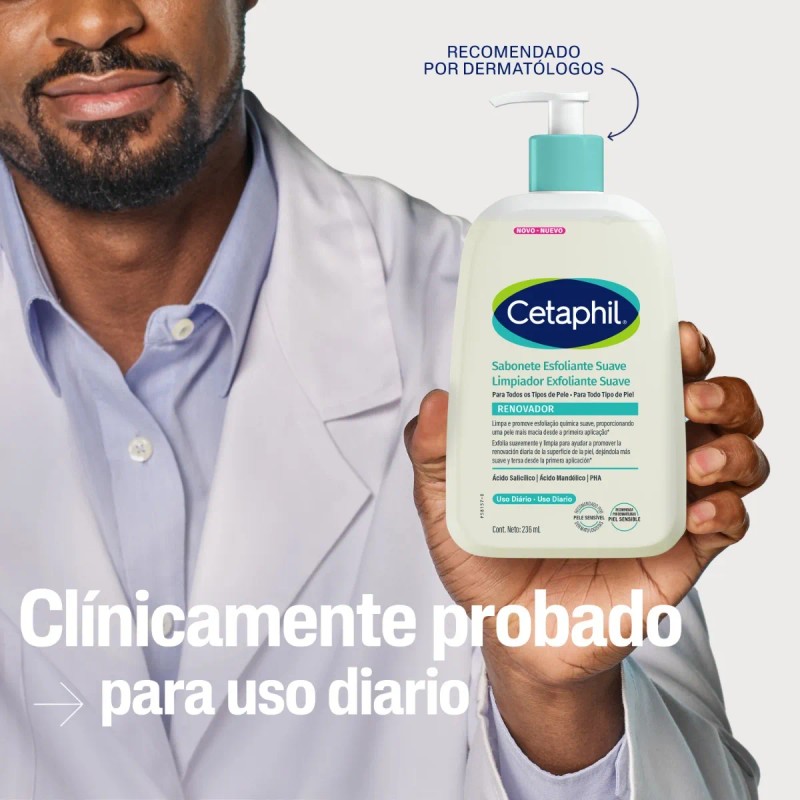 Cetaphil Limpiador Exfoliante Suave 236 Ml Todo Tipo De Piel