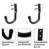 Garage Wall Hooks, Pack of 10 J Hooks, Wall Hooks,