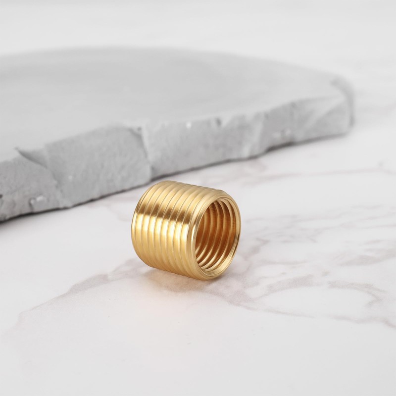 LT Easiyl Brass Reducing Nuts M12x1.0 to M10x1.0 Threaded Adapter