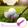 loacuony Pack of 100 57 mm Golf Tees, Plastic Golf