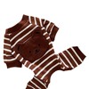 Dog Pajamas Striped Soft Warm Comfortable Fashionable 4 Legs Pet