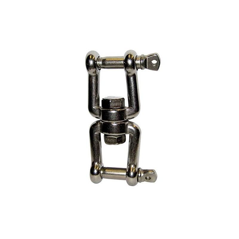 MarineNow Jaw - Jaw Swivel Anchor Connector 316 Stainless Steel