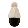 WUODHTW Women Caps with Hair Knit Beanie Cap with Extensions