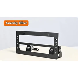SI For GMC Sierra 1500 2500HD 3500HD (NO Drill) Front Grille License Plate Bracket