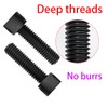 Qrity 10PCS M6x65mm Cylinder Hex Head Cap Screws, Screws Fasteners,