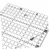 KONTONTY Quilter's Patchwork Ruler Sewing Tool Double Grid Lines Non-Slip
