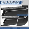 Auto Dynasty Rear Bumper Ends Replacement Compatible with 2017-2022 Ford