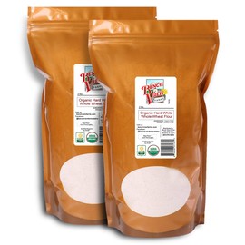 Organic Hard White Whole Wheat Flour - 2lbs (Pack of 2)