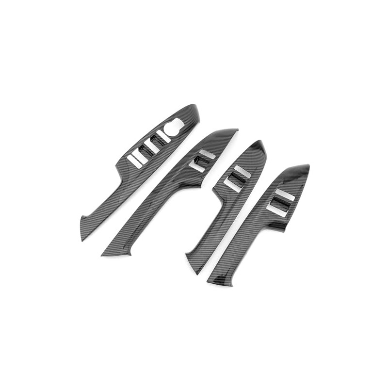 JUIVEEL ABS Car Interior Window Switch Panel Cover Side Door