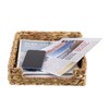 BSTKEY Natural Water Hyacinth Letter Tray Desk File Basket, Woven