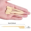 ZCDA 100pcs Bamboo Paddle Skewers Bamboo Sticks Cocktail Sticks Flat