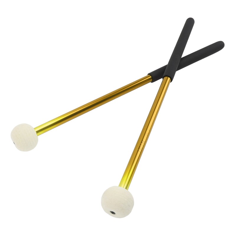 2 Pcs Timpani Mallet Soft Wool Felt Head Anti Slip