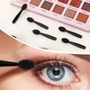 50 Pcs Eyeshadow Applicators, 1.9" Reusable Short Handle Dual Sided