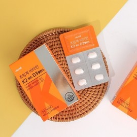 Supercritical Vitamin K2 D3 Menaquinone Plus 30 tablets, 5 boxes / High-content Vitamin K, low-temperature supercritical extraction, high purity 99.99% / 초임계 비타민K2 D3 메나퀴논 플러스 30정 5박스 / 고함량 비타민K 저온 초임계 추출 고순도 99.99%